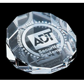 DuoDecagon Paperweight/ Award - Optic Crystal